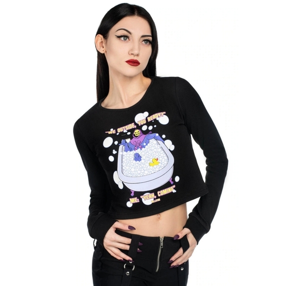 Killstar Skeletor Chillax Thermal NWT - Picture 4 of 5